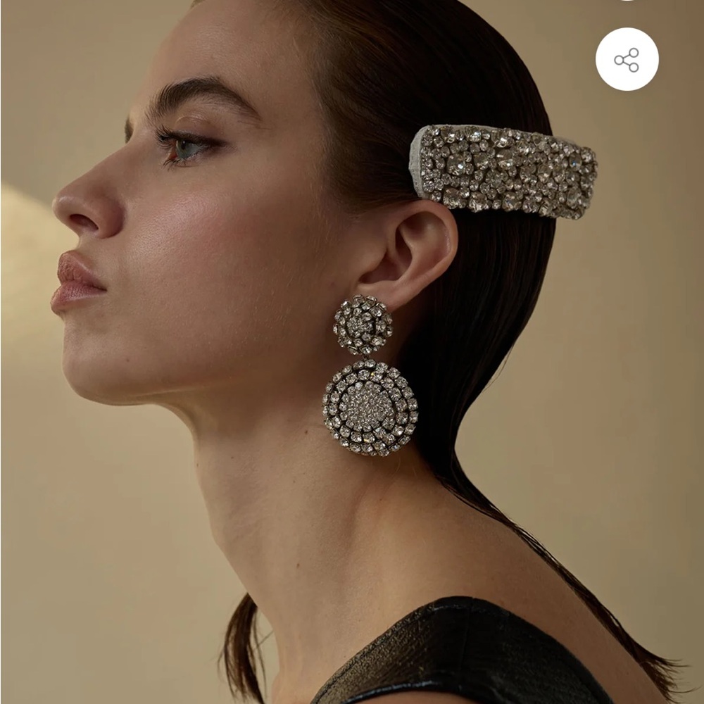 Lelet NY Crystal Drop Earrings NWT - Picture 6 of 9